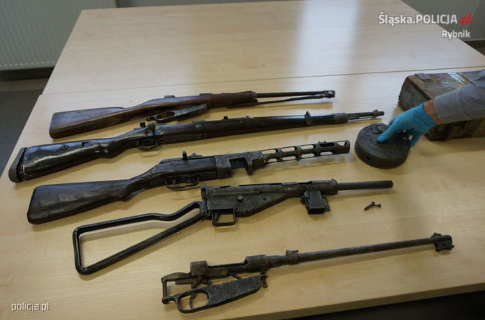 Policja zlikwidowała arsenał broni w Pyskowicach