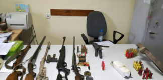 Nielegalny arsenał u kłusownika