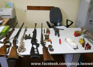 Nielegalny arsenał u kłusownika